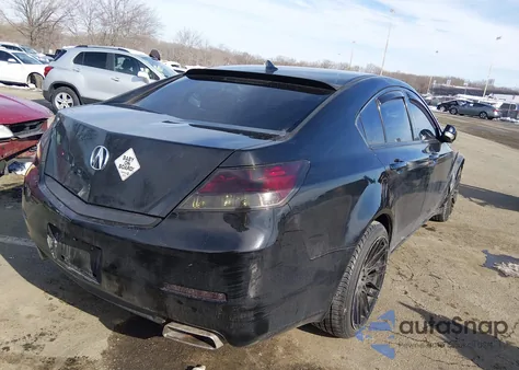 2012 Acura Tl from USA, damaged, VIN 19UUA8F26CA007251